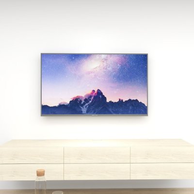 ชั้นวางทีวีรุ่น Simple Easy สี White Malt Oak ขนาด 2.4m