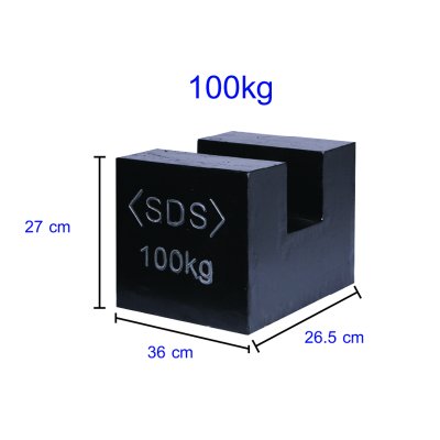 ตุ้มน้ำหนักเหล็กหล่อมาตรฐาน 100 กิโลกรัม รุ่น CISW-CH-100K ยี่ห้อ SDS