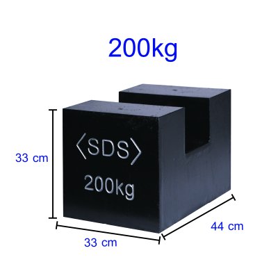 ตุ้มน้ำหนักเหล็กหล่อมาตรฐาน 200 กิโลกรัม รุ่น CISW-CH-200K ยี่ห้อ SDS