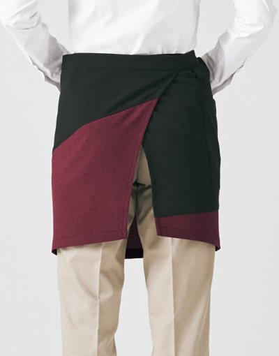 WA SHORT APRON WITH CUTLINE