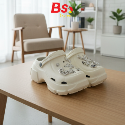 รองเท้าแฟชั่นสำหรับผู้หญิงพื้นยางนิ่มทนทาน