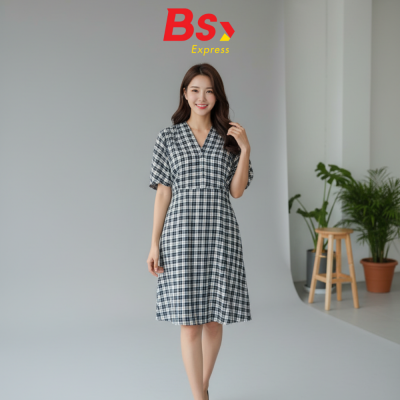 ชุดกระโปรงลายสก็อต