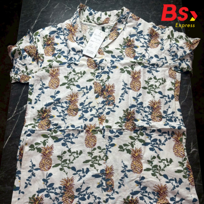 ชุดกระโปรงลายสับปะรด