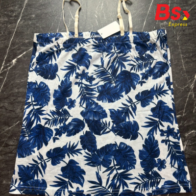 เสื้อสายเดี่ยว ลายไม้