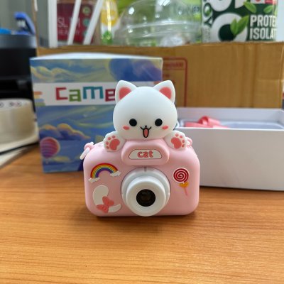 กล้องจิ๋วสำหรับเด็ก กล้องเด็กถ่ายรูปได้จริง ของเล่นเด็ก อัดวิดีโอชัด 1080p กล้องดิจิตอล
