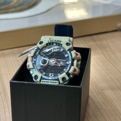 Sanda 3179-2/in stock กันน้ํา Luminous Casual Analog-Digital นาฬิกามัลติฟังก์ชั่นกันกระแทกกีฬานาฬิกา