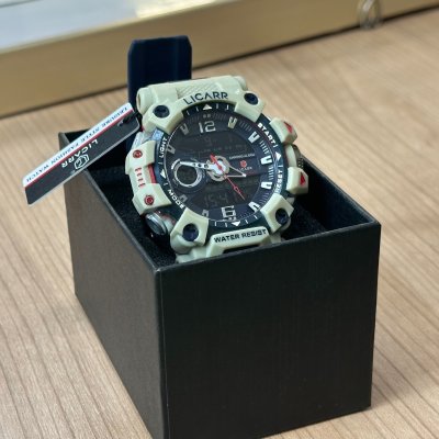 Sanda 3179-2/in stock กันน้ํา Luminous Casual Analog-Digital นาฬิกามัลติฟังก์ชั่นกันกระแทกกีฬานาฬิกา