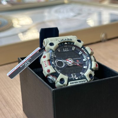 Sanda 3179-2/in stock กันน้ํา Luminous Casual Analog-Digital นาฬิกามัลติฟังก์ชั่นกันกระแทกกีฬานาฬิกา