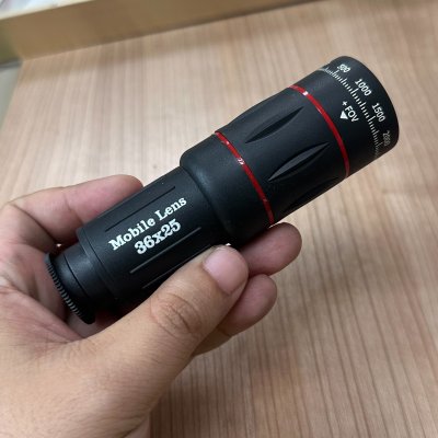 18X 28X 36X โทรศัพท์มือถือเลนส์เทเลโฟโต้ภายนอกกล้องโทรทรรศน์ตาข้างเดียวความละเอียดสูงเดินทางกลางแจ้ง