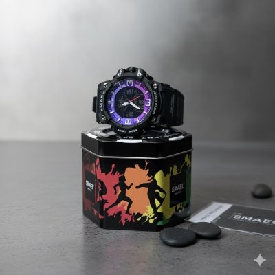 SMAEL 8049 นาฬิกาผู้ชาย - นาฬิกาผู้หญิง - นาฬิกาปลุก - นาฬิกาแขวนผนัง - นาฬิกาข้อมือ