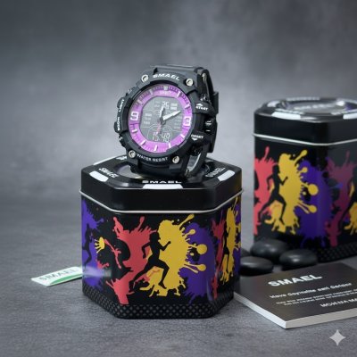 SMAEL 8049 นาฬิกาผู้ชาย - นาฬิกาผู้หญิง - นาฬิกาปลุก - นาฬิกาแขวนผนัง - นาฬิกาข้อมือ