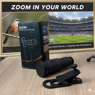 18X 28X 36X โทรศัพท์มือถือเลนส์เทเลโฟโต้ภายนอกกล้องโทรทรรศน์ตาข้างเดียวความละเอียดสูงเดินทางกลางแจ้ง