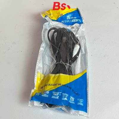 สายเเจ็คสเตอริโอต่อกับลำโพง มีความยาว1.5m สายเเจ็คสเตอริโอต่อกับลำโพง มีความยาว1.5m