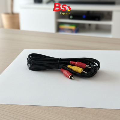 สายเเจ็คสเตอริโอต่อกับลำโพง มีความยาว1.5m สายเเจ็คสเตอริโอต่อกับลำโพง มีความยาว1.5m