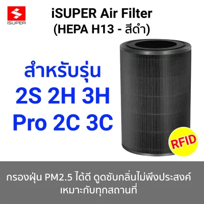 HEPA H13 ไส้กรองเครื่องฟอกอากาศ iSUPER HEPA RFID สำหรับ Xiaomi