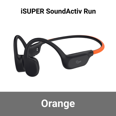 หูฟังวิ่ง ออกกำลังกาย iSUPER SoundActiv Run สีส้ม