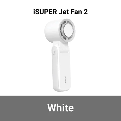 พัดลมพกพา iSUPER Jet Fan 2 white พัดลมพกพา iSUPER Jet Fan 2 white
