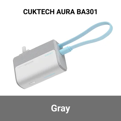 พาวเวอร์แบงค์ CUKTECH AURA BA301 เทา