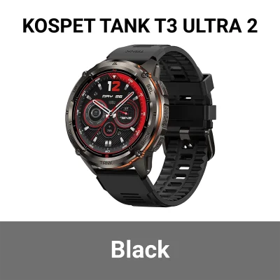 สมาร์ทวอทช์ KOSPET TANK T3 ULTRA 2 สีดำ