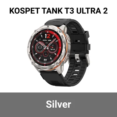 สมาร์ทวอทช์ KOSPET TANK T3 ULTRA 2 สีเงิน