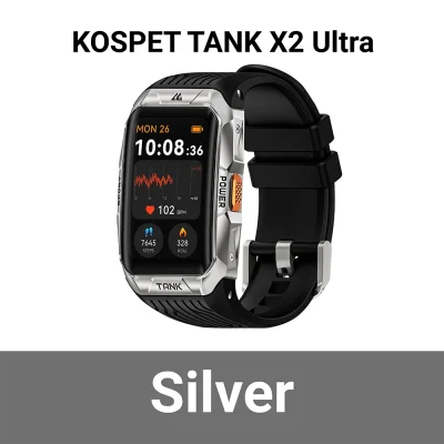 สมาร์ทวอทช์ KOSPET TANK X2 Ultra Silver สมาร์ทวอทช์ KOSPET TANK X2 Ultra Silver