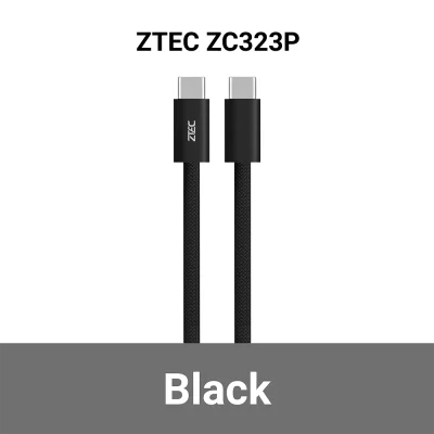 สายชาร์จเร็ว TYPE C ZTEC ZC323P 5A 240W bk