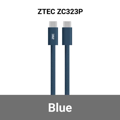 สายชาร์จเร็ว TYPE C ZTEC ZC323P 5A 240W bl