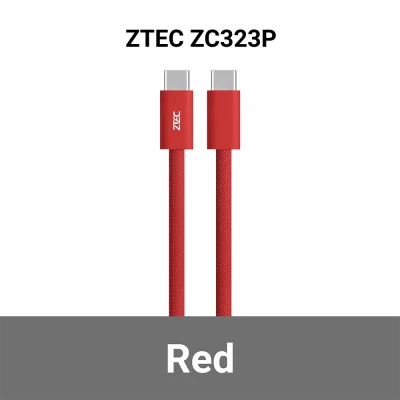 สายชาร์จเร็ว TYPE C ZTEC ZC323P 5A 240W rd