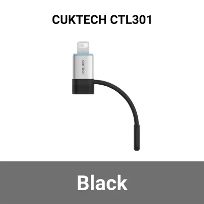 สายชาร์จไอโฟน_CUKTECH_CTL301_USB_C_to_Lightning_BK