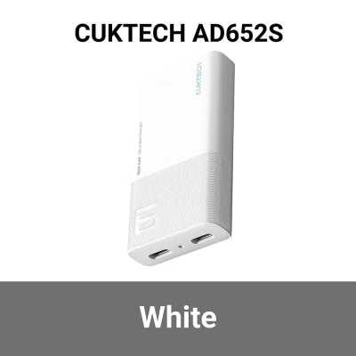 หัวชาร์จ TYPE C CUKTECH GaN3 AD652S 65W ขาว