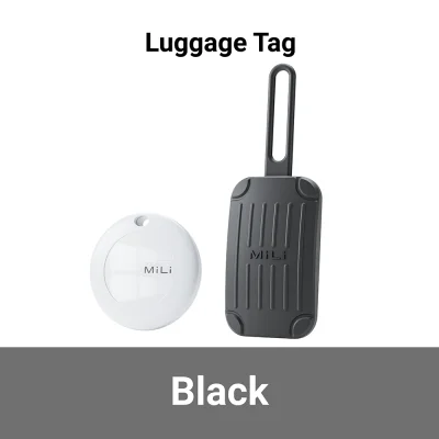 แท็กกระเป๋าเดินทาง MiLi MiTag Duo With Silicone Luggage Tag BK