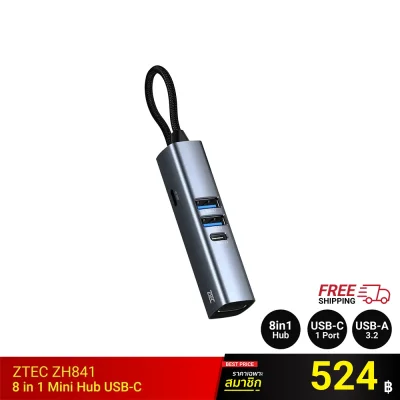 HUB 8 in 1 ZTEC ZH841
