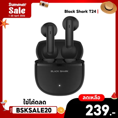✨ลดเหลือ 239 ใช้คูปอง BSKSALE20✨หูฟังบลูทูธไร้สาย Black Shark T24