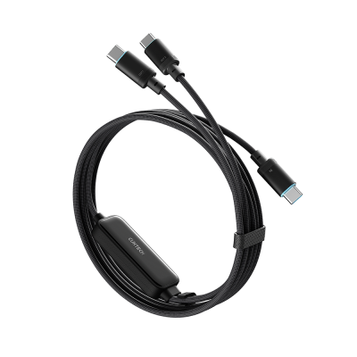 สายชาร์จเร็ว TYPE C CUKTECH C2C615 Ai Charging 6A 140W