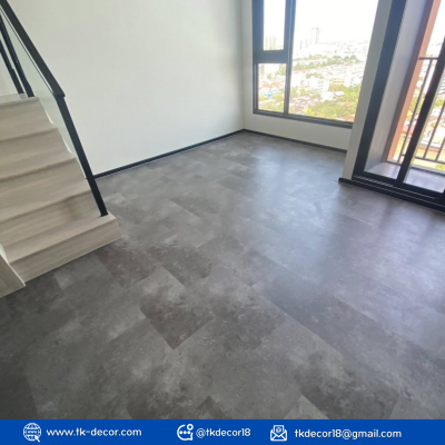 SPCลายหินอ่อน+ปูนเปลือย