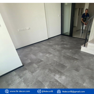 SPCลายหินอ่อน+ปูนเปลือย