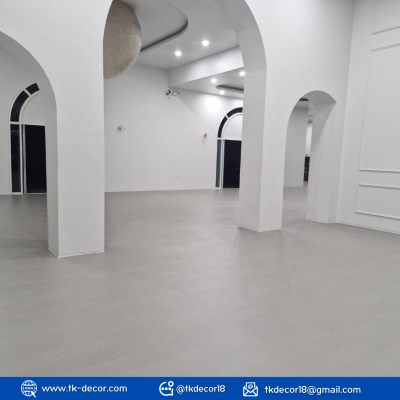 SPCลายหินอ่อน+ปูนเปลือย