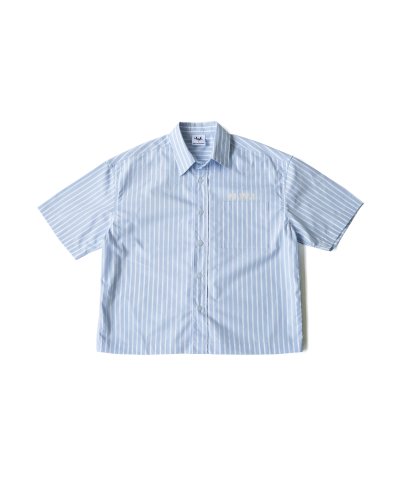 NWL23 Yourselfr 02 Boxy Shirt Blue