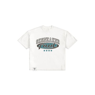 NWL24 NWL x SK SNEAKER 05 Boxy T-Shirt White