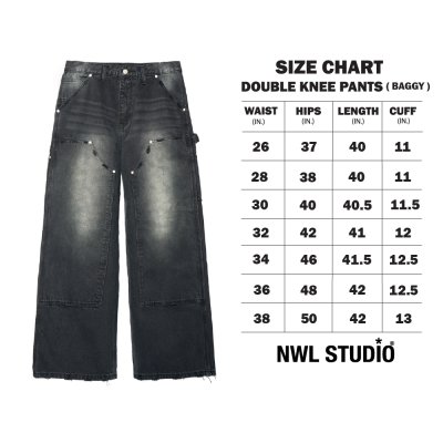 NWL24 OG First Dreamer 15 Baggy Pant Blackfade