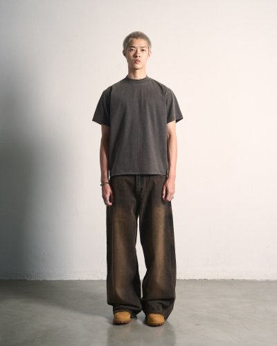 NWL24 GROUND 01 Boxy T-Shirt Brown