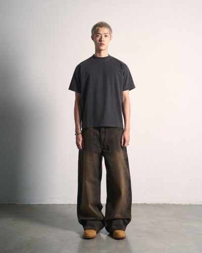 NWL24 GROUND 01 Boxy T-Shirt Brown