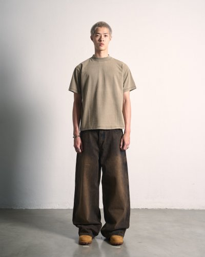 NWL24 GROUND 01 Boxy T-Shirt Brown