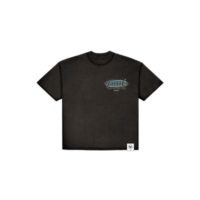 NWL24 NWL x SK SNEAKER 02 Boxy T-Shirt Brownfade