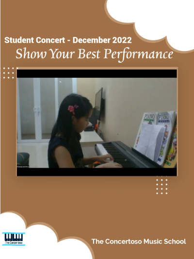 Student Concert "Show Your Best Performance" Dec 2022