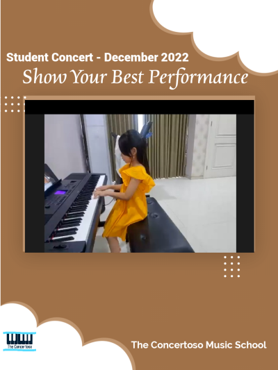 Student Concert "Show Your Best Performance" Dec 2022