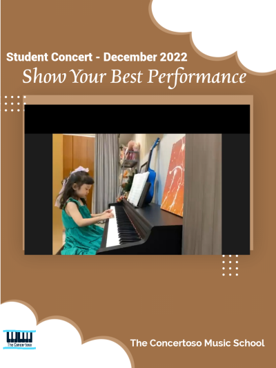 Student Concert "Show Your Best Performance" Dec 2022