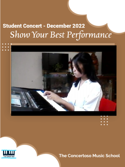 Student Concert "Show Your Best Performance" Dec 2022