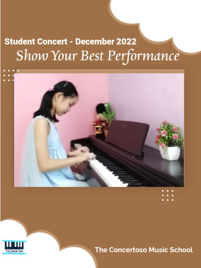 Student Concert "Show Your Best Performance" Dec 2022