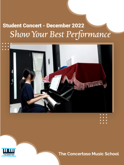 Student Concert "Show Your Best Performance" Dec 2022